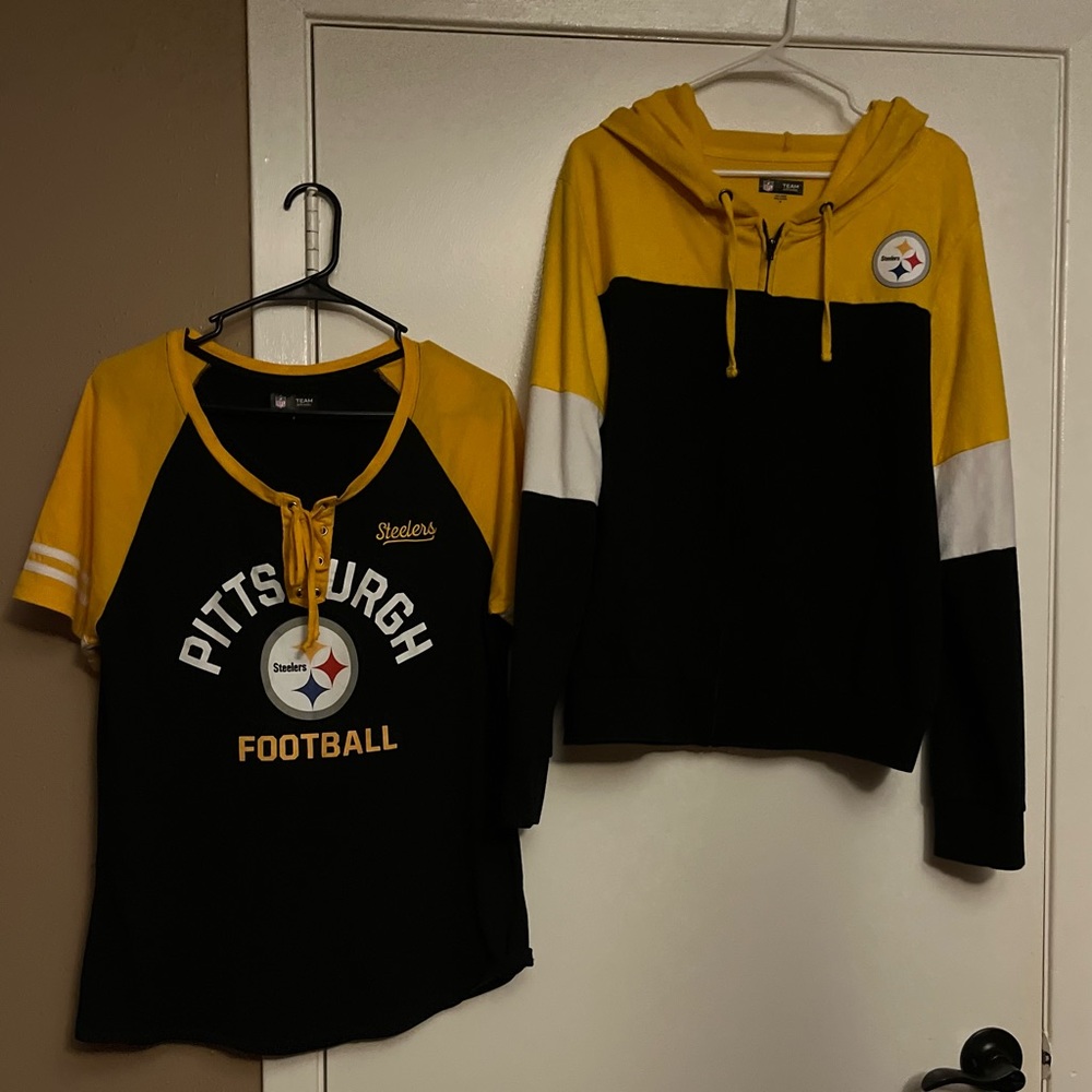 NFL Team Apparel Pittsburgh Steelers Sweatshirt & T-shirt